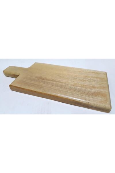 abnturk 28x16x2cm Kalın Ahşaptan Ömürlük Orijinal Kayın Ağacı Kesme Tahtası K...