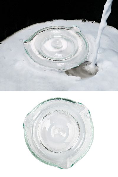 Lira 7 cm Glass Milk Resistant Stone
