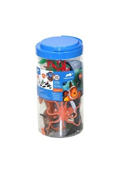Vardem 13 Pieces Ocean Creatures in a Bucket