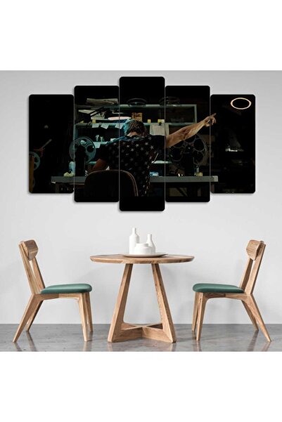 EVLOYA Brad Pitt, Fight Club - 5 Parçalı Tablo