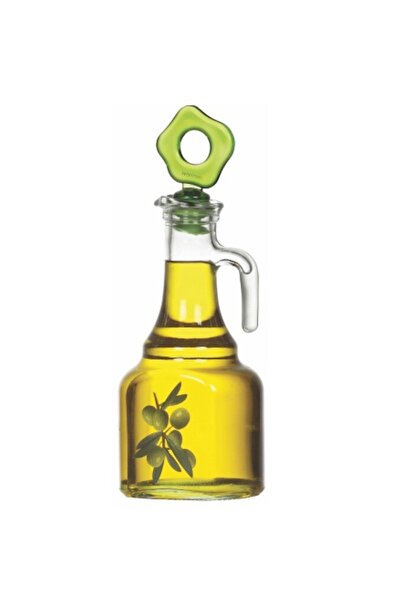 krommet Zeytin Desenli Kulplu Yağlık - Milas  275 cc