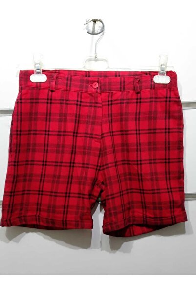nk kids Girl's Red Winter Eskose Shorts