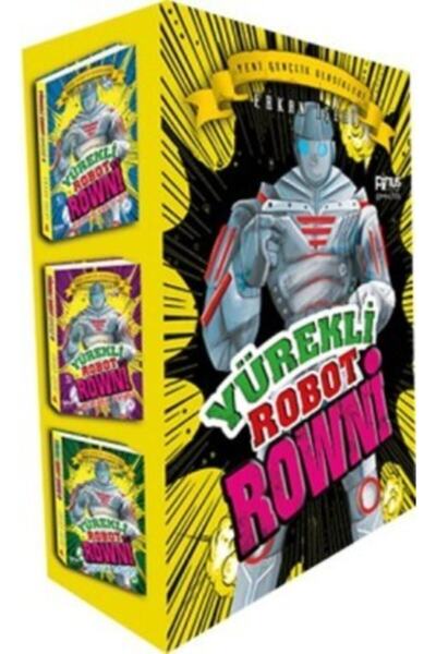 Pinus Kitap Yürekli Robot Rowni (3 Kitap Set) / Erkan Işeri /