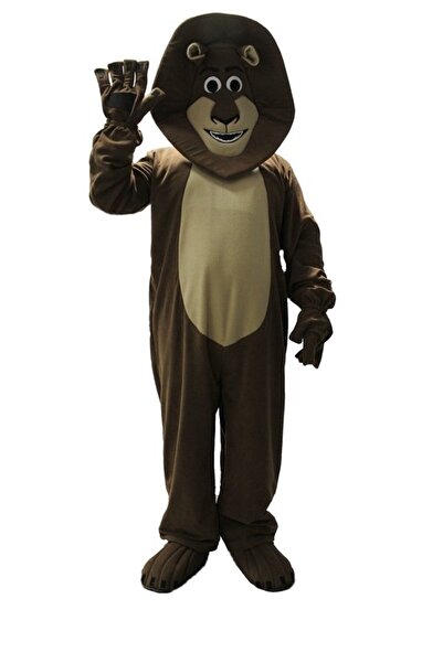 Bkmc Madagaskar Aslan Alex Kostümü Yetişkin