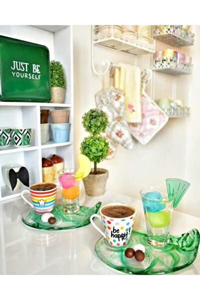 Tavcam Coffee Presentation Plate - Green