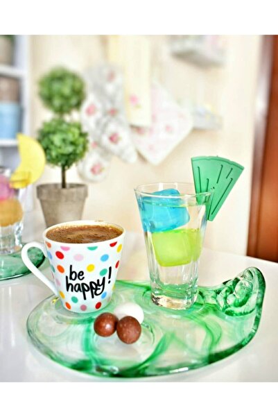 Tavcam Coffee Presentation Plate - Green