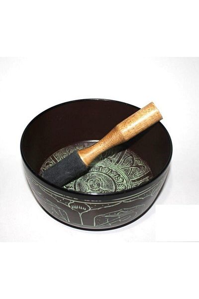 Tina Tibetan Yoga Bell with Buddha Figure - Meditation Knocker
