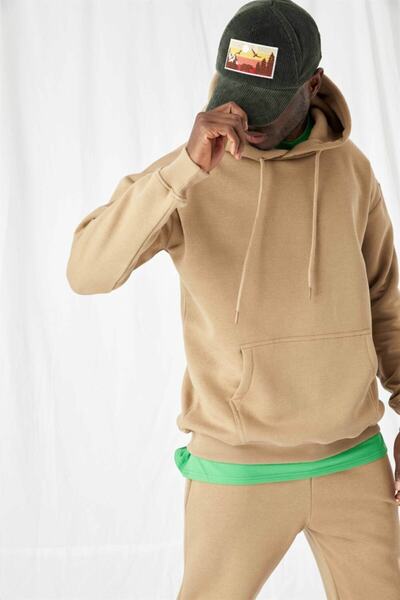 gothamvibes Ανδρική φόρμα χαλαρής κοπής μπεζ στο κάτω μέρος