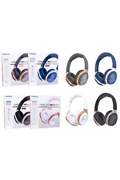 Sunix 20w Süper Bass Csr Çip 200 Saat Bekleme Süreli 5.0 Kulak Üstü Bluetooth Kulaklık Siyah Blt-20