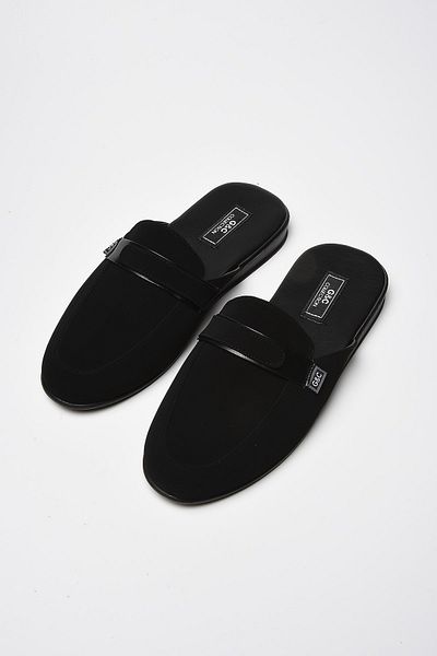 GC Men's Black House Slippers