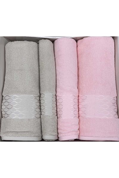 Özdilek Best Set Towel Set Elissa Powder-stone