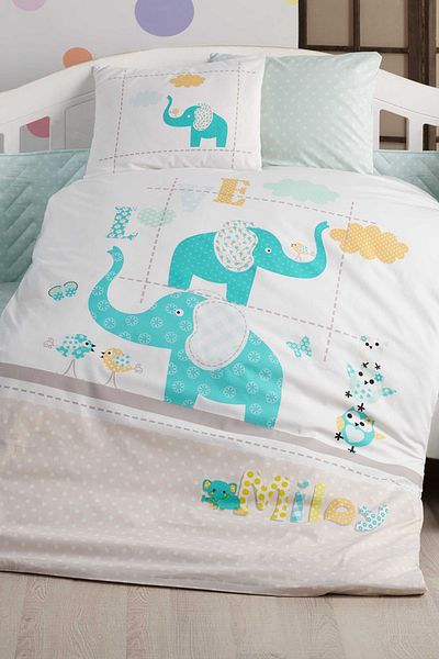 Hobby Preety Baby Duvet Cover Set Turquoise