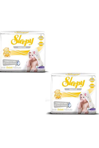 Sleepy Wet Towel Sensitive 3X50 Pieces X 2 Pieces