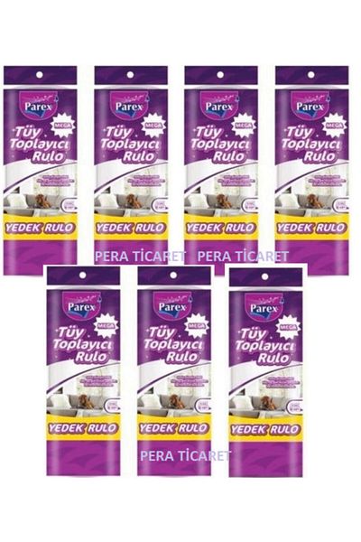 Parex 7 Pieces Mega Feather Collector 60 Pack Spare Rolls