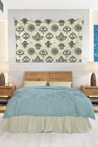 Vagonik Covor Tapet Boho Evil Eye 150 X 100 Cm