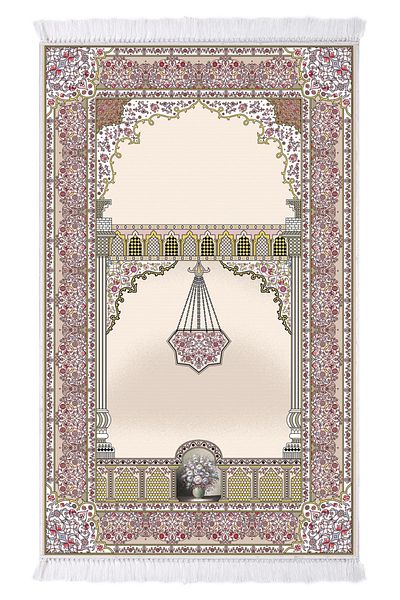 Alanur Home Dekoreko İnci Digital Prayer Rug 70x110 1013