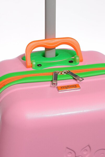 Wexta 84959 Pembe Kız Çocuk Kabin Boy Valiz