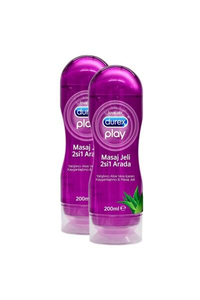 Durex Play Kayganlaştırıcı & Masaj Jeli Aloe Veralı 200ml X 2 Ad.