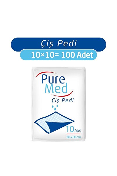 Puremed Puremed 60x90 Cm Kedi Köpek Çiş Pedi 10x10 (100 Adet)