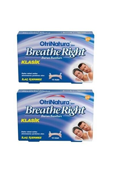 Breathe Right Burun Bandı Klasik Normal Boy 10'lu 2 Paket