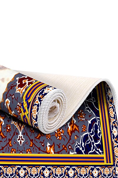 Alanur Home Dekoreko Silk Digital Prayer Rug 70x110 1018