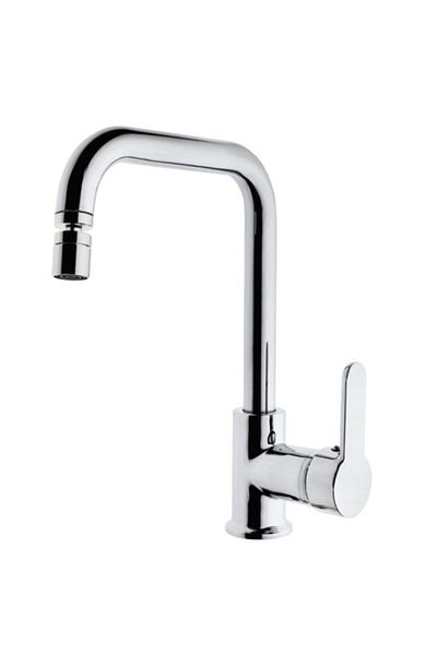 ÜSO SU ARMATÜRLERİ Uso Ue- 0005461   Elida Swan Kitchen Faucet (with Play Head)