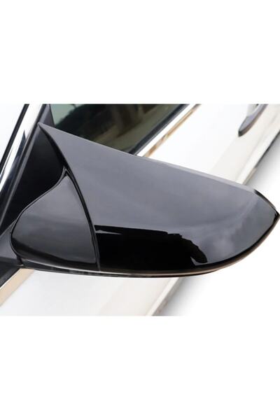 PND Hyundai Accent Blue Uyumlu Sinyalsız Batman Yarasa Ayna Kapağı Piano Blac...