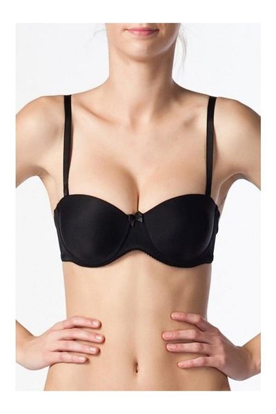 NBB Sutien alb fără bretele pentru femei 3510