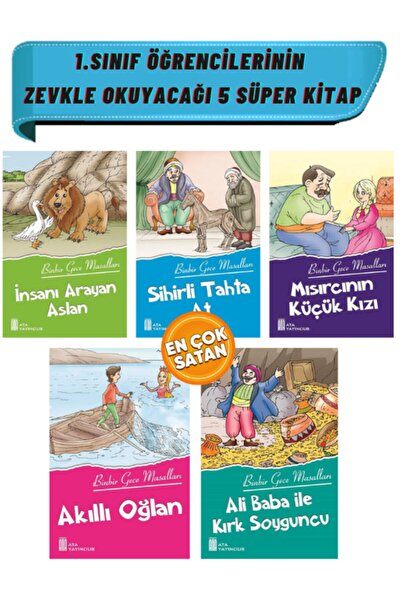 Ata Yayıncılık 1.sınıfların Zevkle Okuyacağı 5 Kitap