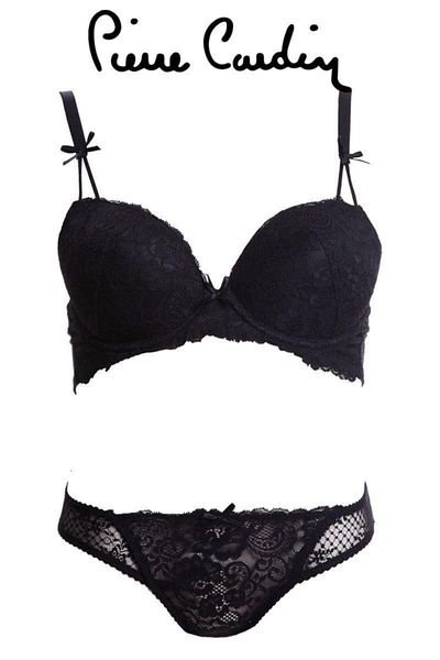 Pierre Cardin Γυναικείο Μαύρο Σετ σουτιέν 4030 Isabella Underwire Unpadded