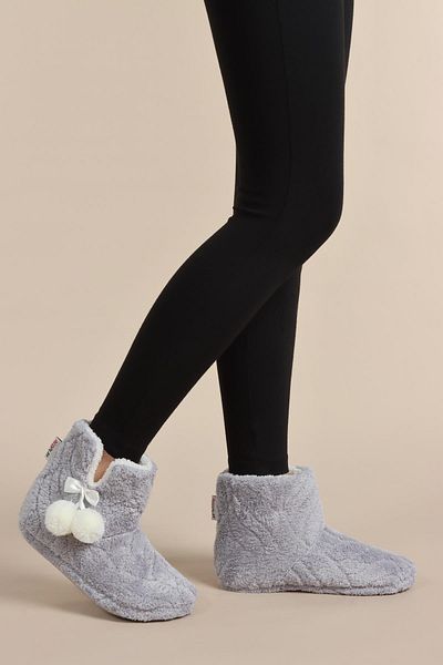 RedPlay Women's Winter Slippers Home Boots Patterned Velsoft