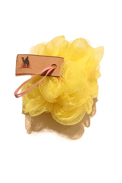 Develi 1973 Soft Pompom Bath Loofah - Yellow