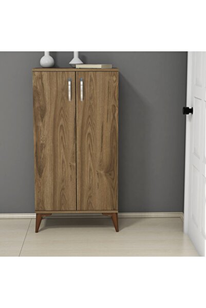 FERNISO Mobilya 2 Kapaklı 4 Bölmeli Ayakkabılık Hud