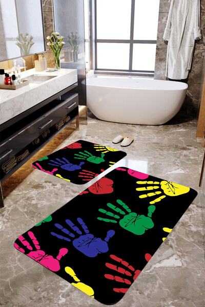 MEKTA HOME Set de covorașe de baie din 2 piese Mktbp-0103 60x100/50x60