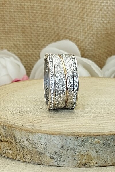 Silver Self Gümüş Alyans Sim Desenli Es