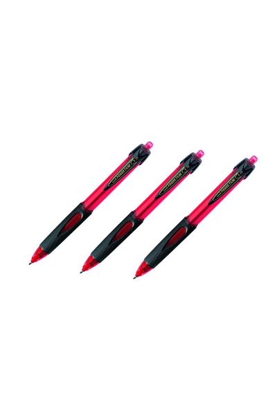 UNİ-BALL Power Tank 1.0mm Red Mechanical Outboard Pen Sn-220 3 Pieces