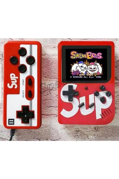 Gate Sup Taşınabilir Video Oyun Konsolu 3" 400 Oyunlu Mini Atari Gameboy 2 Oy...