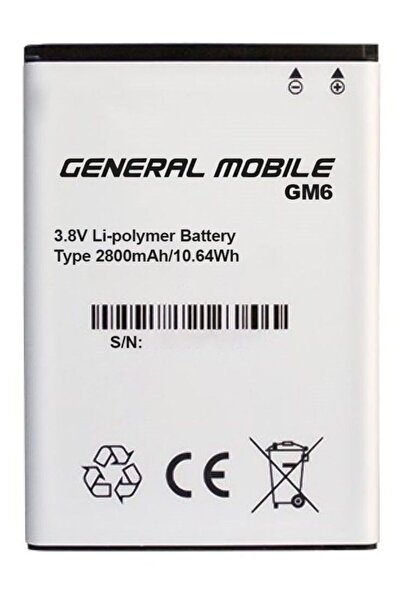 General Mobile Gm 6 Batarya 2800 Mah