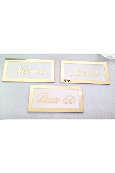 cebinegöregelsin Set de picturi decorative triplu - Răstoacă, mulțumire, rugăciune