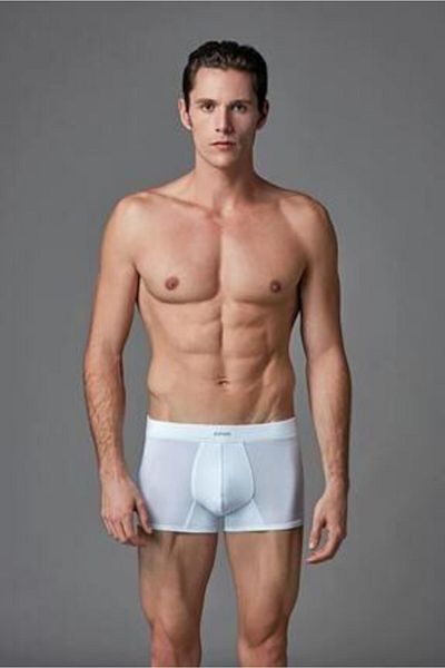 Eros Ανδρικό Micro Modal Belted Boxer White-051