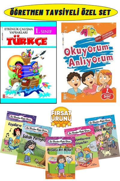 Ata Yayıncılık 1.sınıf Türkçe+okuyorum Anlıyorum +çocukların Zevkle Okuyacağı...