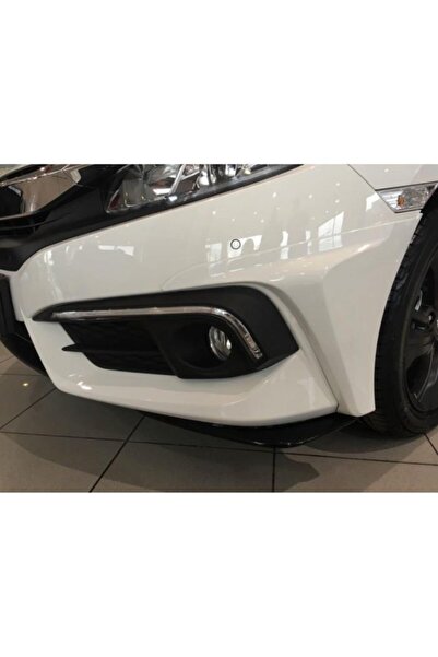 OLED GARAJ Honda Civic İçin Uyumlu Ön Tampon Flap Takımı İnce Model Fc5