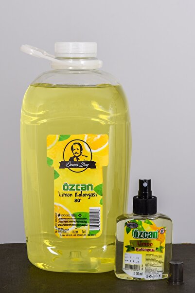 Özcan Kolonya Kozmetik Limon Kolonyası 2000ml 80°derece