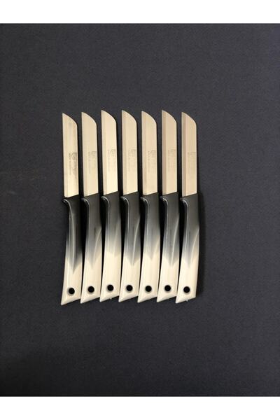 Solingen Gri Tırtıklı Elegans Model Meyve Sebze Bıçağı 6'lı