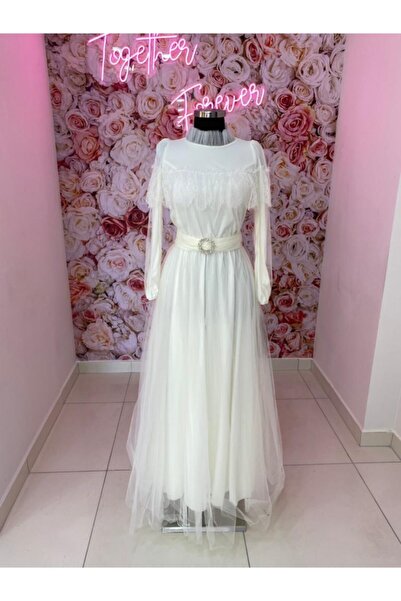 Bİ DÜNYA GELİNLİK & ABİYE Kadın Zirkon Abiye Elbise