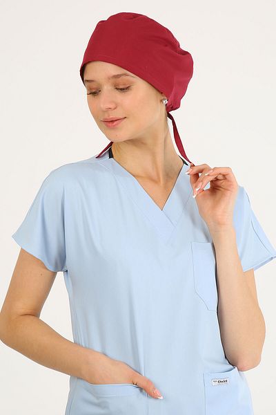 Owlet Medikal Cherry Color Surgical Bonnet