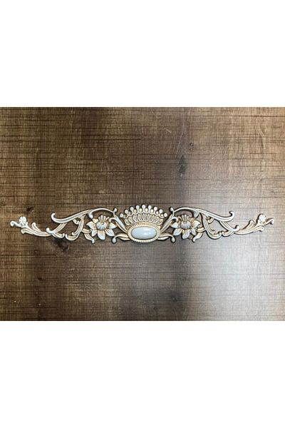 Decomarket Decogold Bronze Small Door Crown 34.5*5 Cm