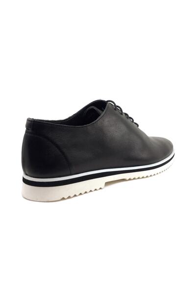 JAMES FRANCO Чоловічі чорні шкіряні черевики з шафкою 101