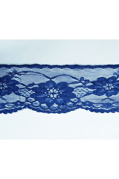 tuhafiyecimiz 5cm Eninde Saks Blue Nylon Lace