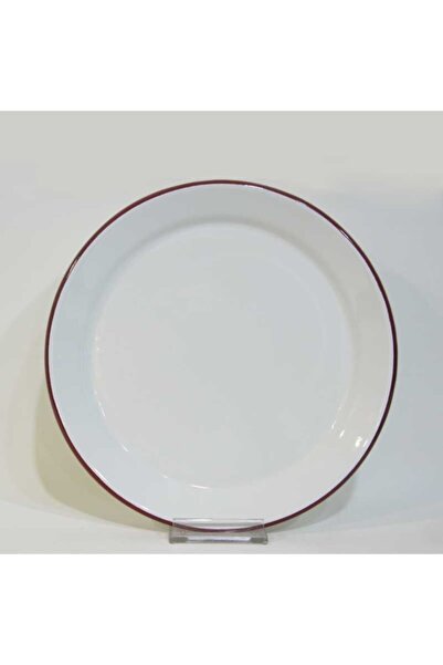 Genel Markalar Emaye Servis Tabağı 25 cm Kırmızı